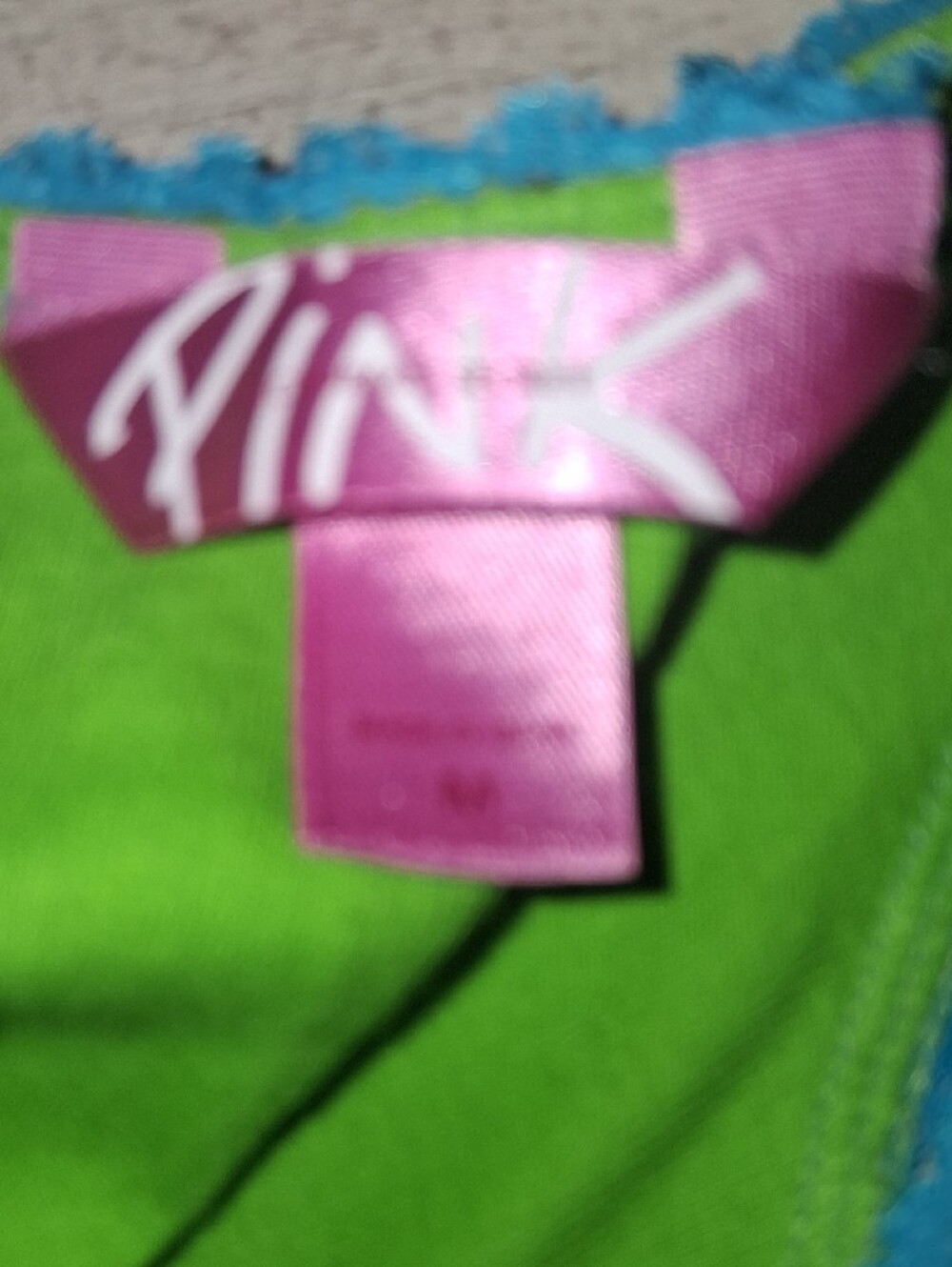 PINK Victoria's Secret Green Tank Top with Pink Tag - Picture 7 of 12